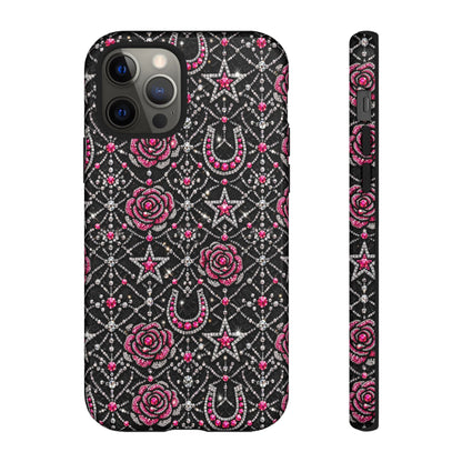 Rhinestone Rose Tough Case