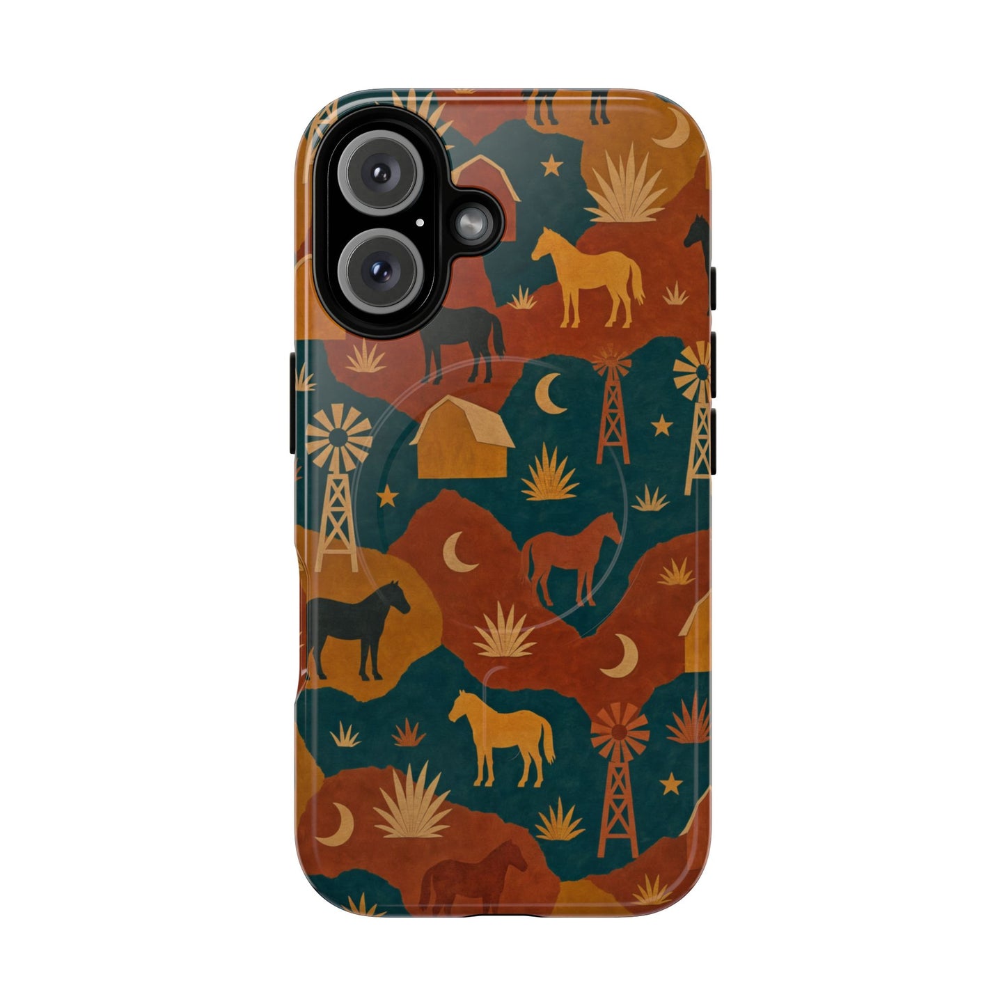 Ranch Horses Magnetic Case