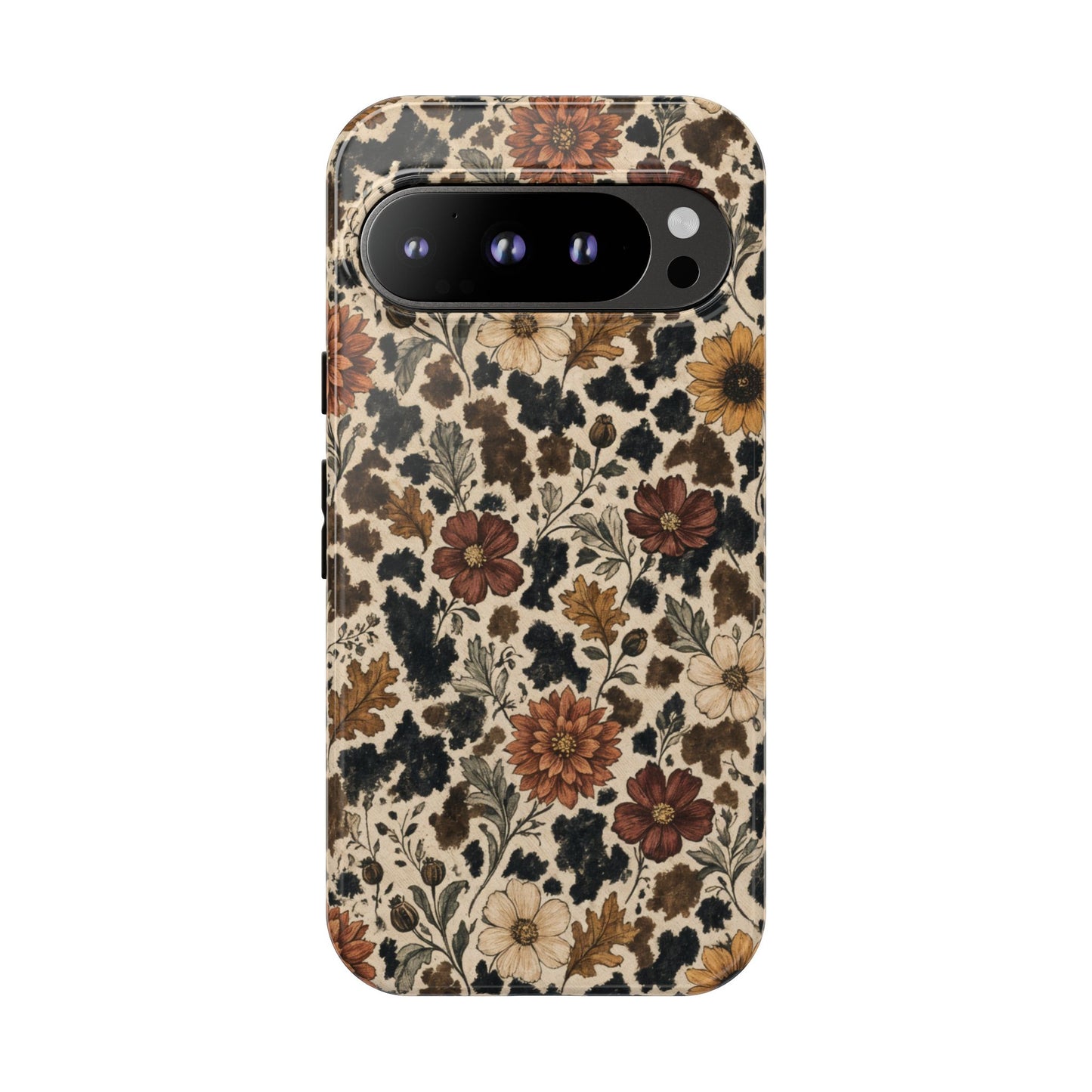 Autumn Cowhide Bloom Tough Case