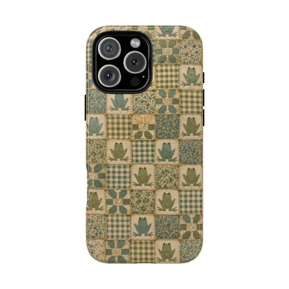 Frog Quilt Tough Case