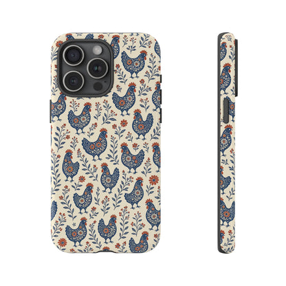 Folk Hens Tough Case