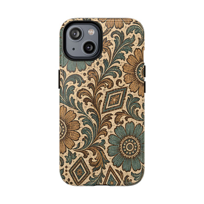 Vintage Floral Magnetic Case