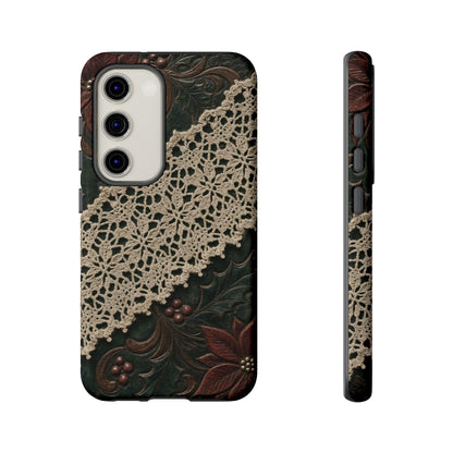 Poinsettia Lace Tough Case