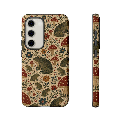 Folk Frog Toadstool Tough Case