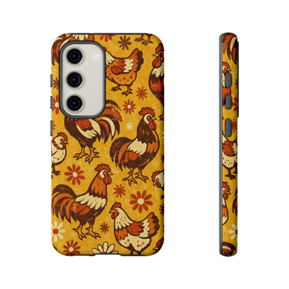 Retro Chickens Tough Case