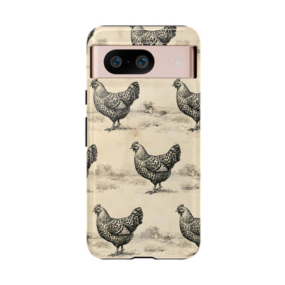 Vintage Chickens Tough Case