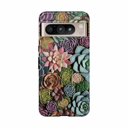 3d Succulent Flower Phone Case