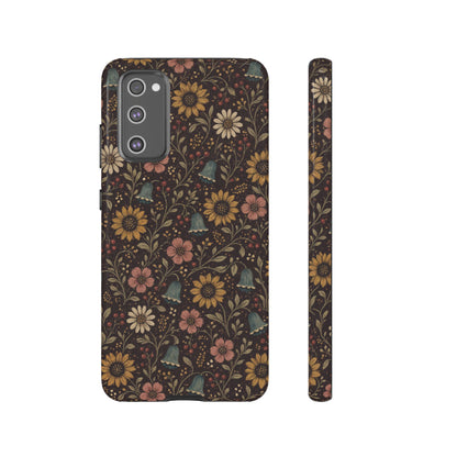 Plum Folk Floral Tough Case