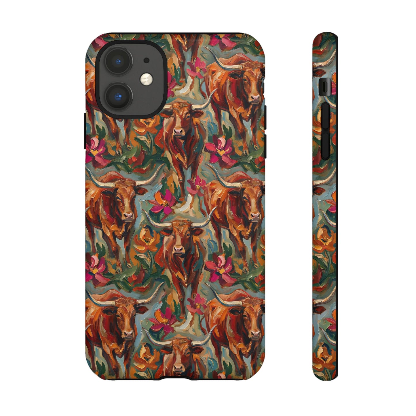 Painted Longhorns Tough Case