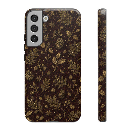 Brass Winter Botanicals Tough Case