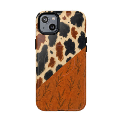 Harvest Cowhide Swaths Magnetic Case