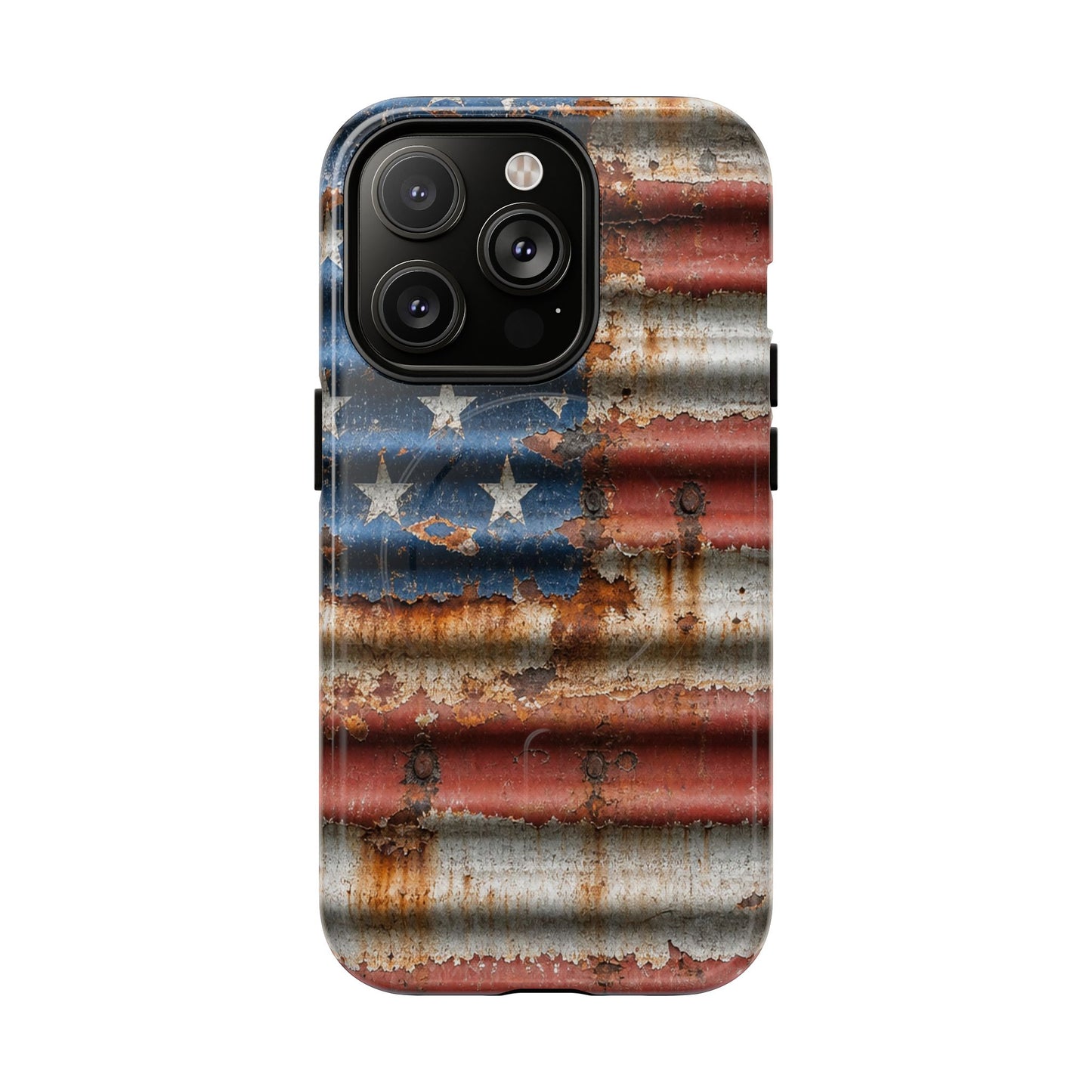 Rustic Flag Magnetic Case