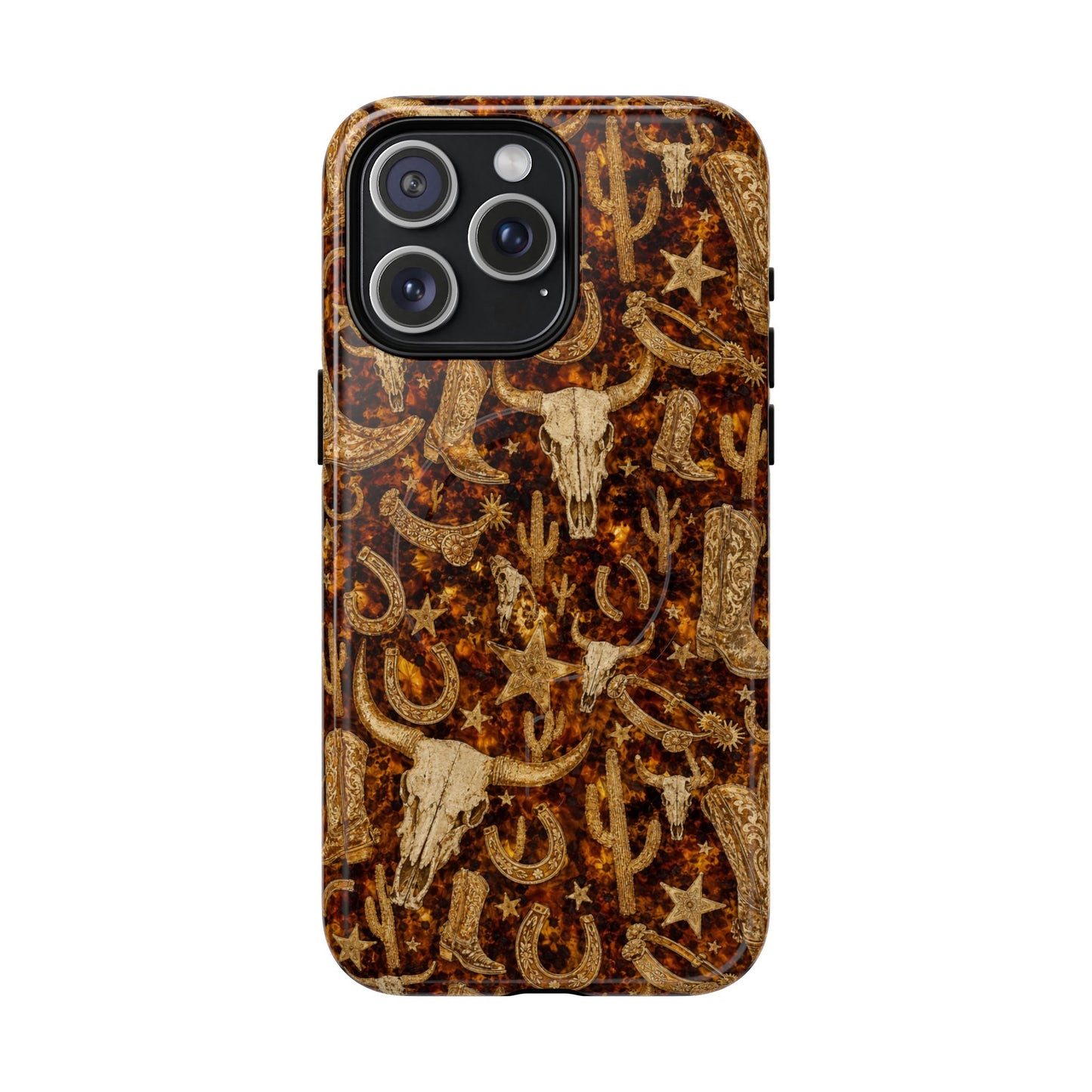 Western Tortoiseshell Magnetic Case