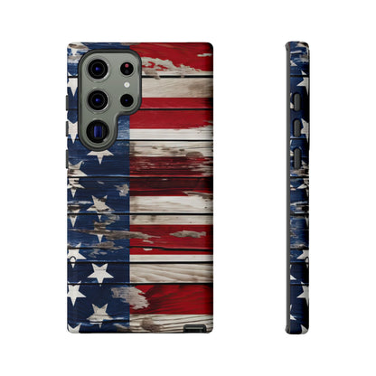 Wood Stars Stripes Tough Case