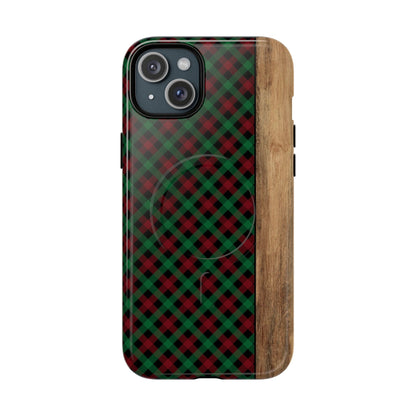 Red Green Plaid Magnetic Case