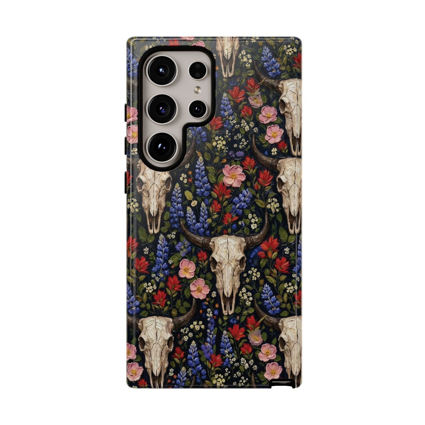 Floral Skull Tough Case