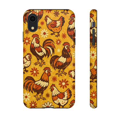 Retro Chickens Tough Case
