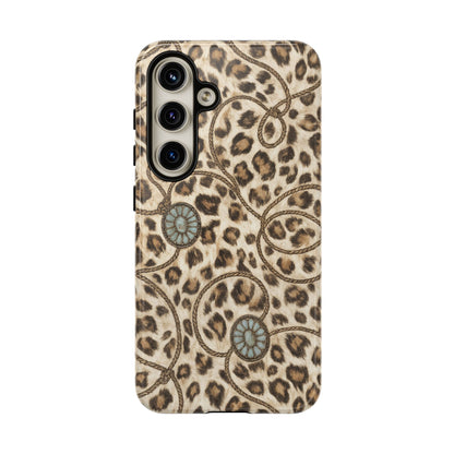 Leopard Rope Conchos Tough Case