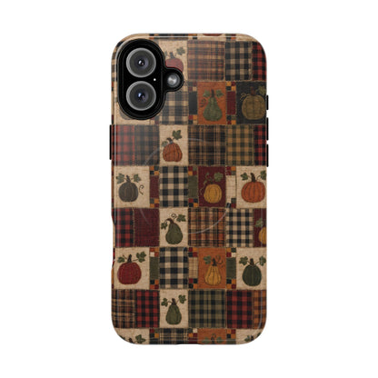 Plaid Pumpkin Magnetic Case