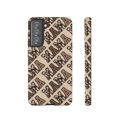 Grunge Cowhide Mama Tough Case
