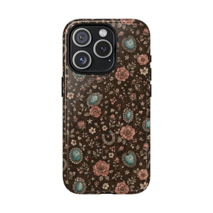 Turquoise Roses Magnetic Case