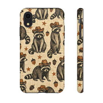 Retro Raccoon Tough Case