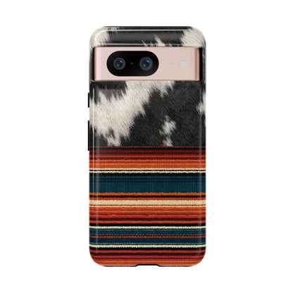 Cowhide + Serape Stripe Tough Case