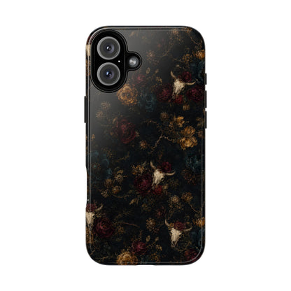 Bull Skull Bloom Tough Case