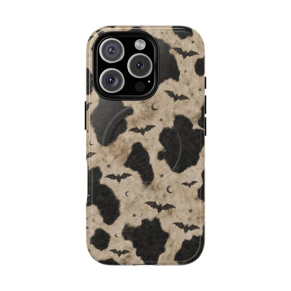 Cowhide Bats Magnetic Case
