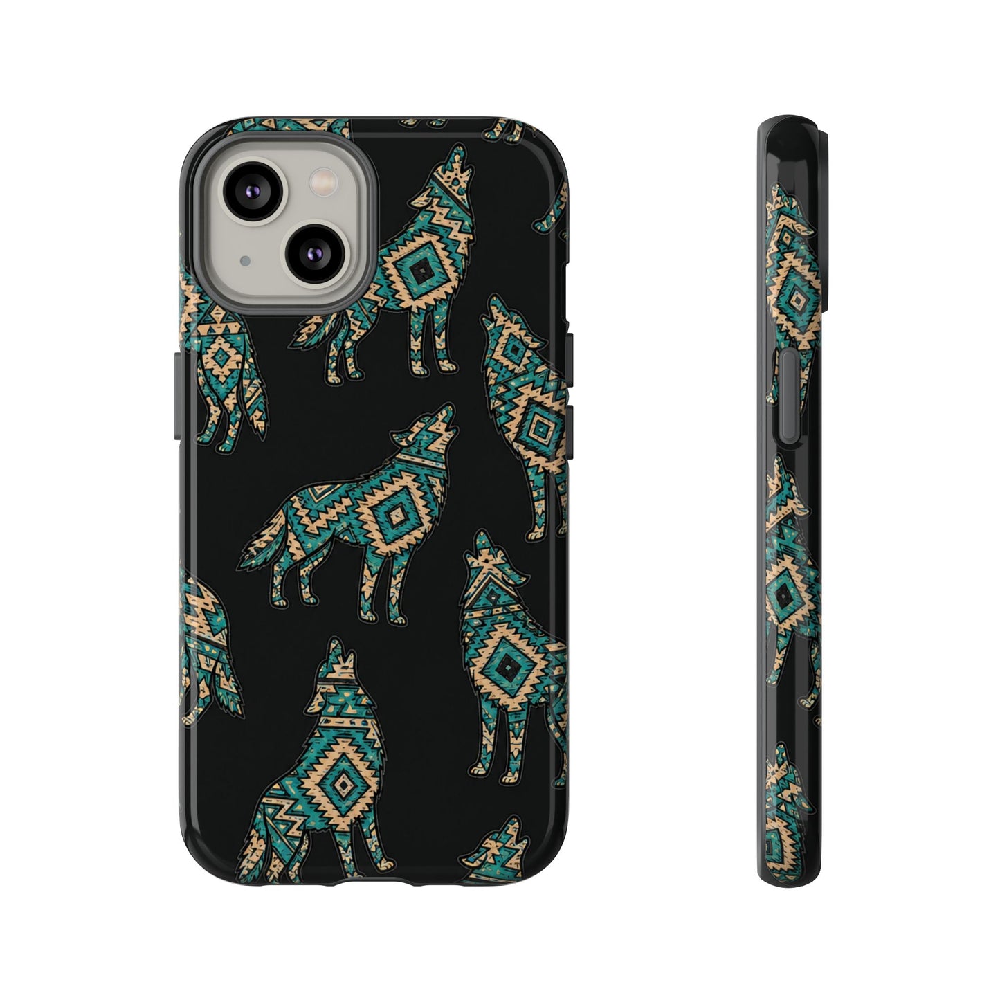 Turquoise Wolf Tough Case