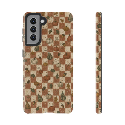 Pumpkin Checker Tough Case