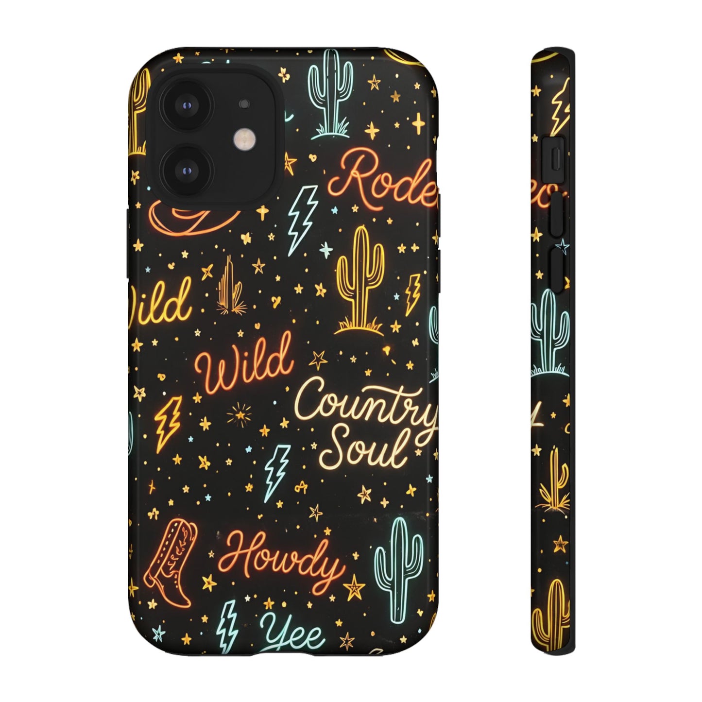 Neon Western Script Tough Case