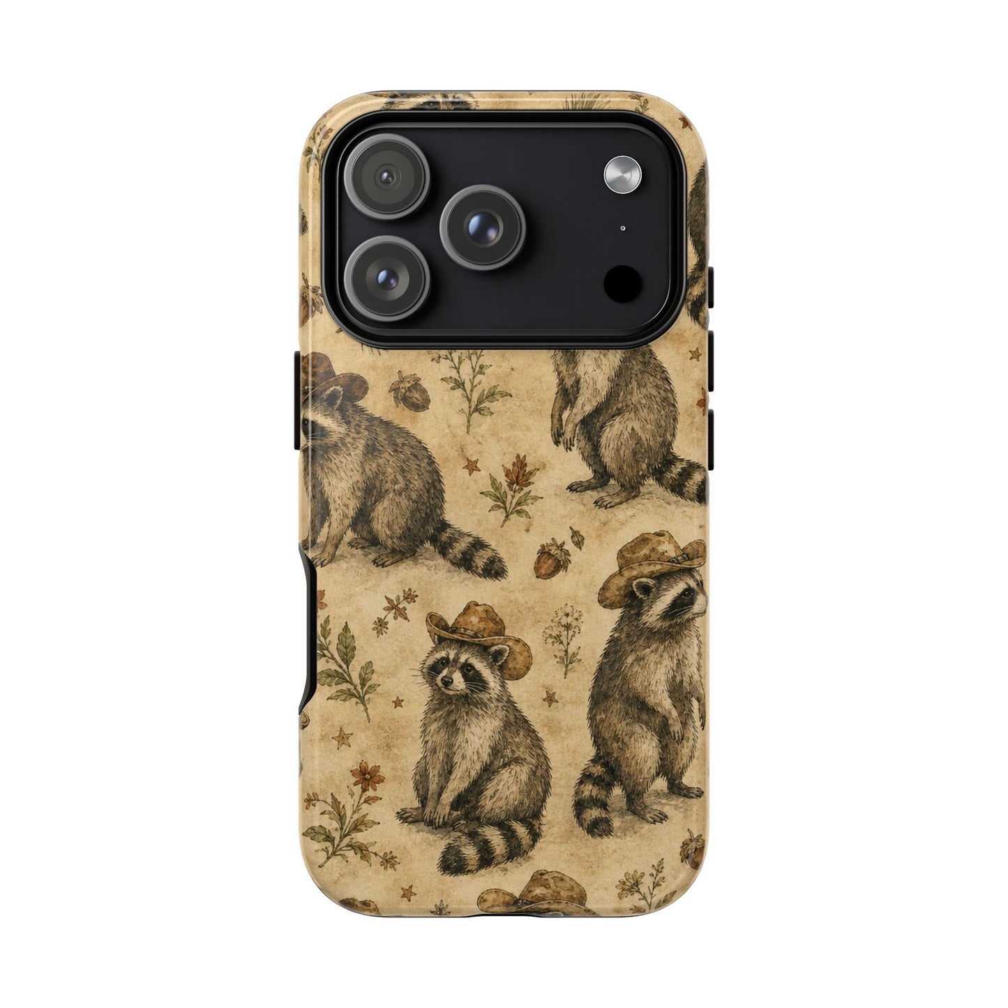 Painted Raccoon Tough Case