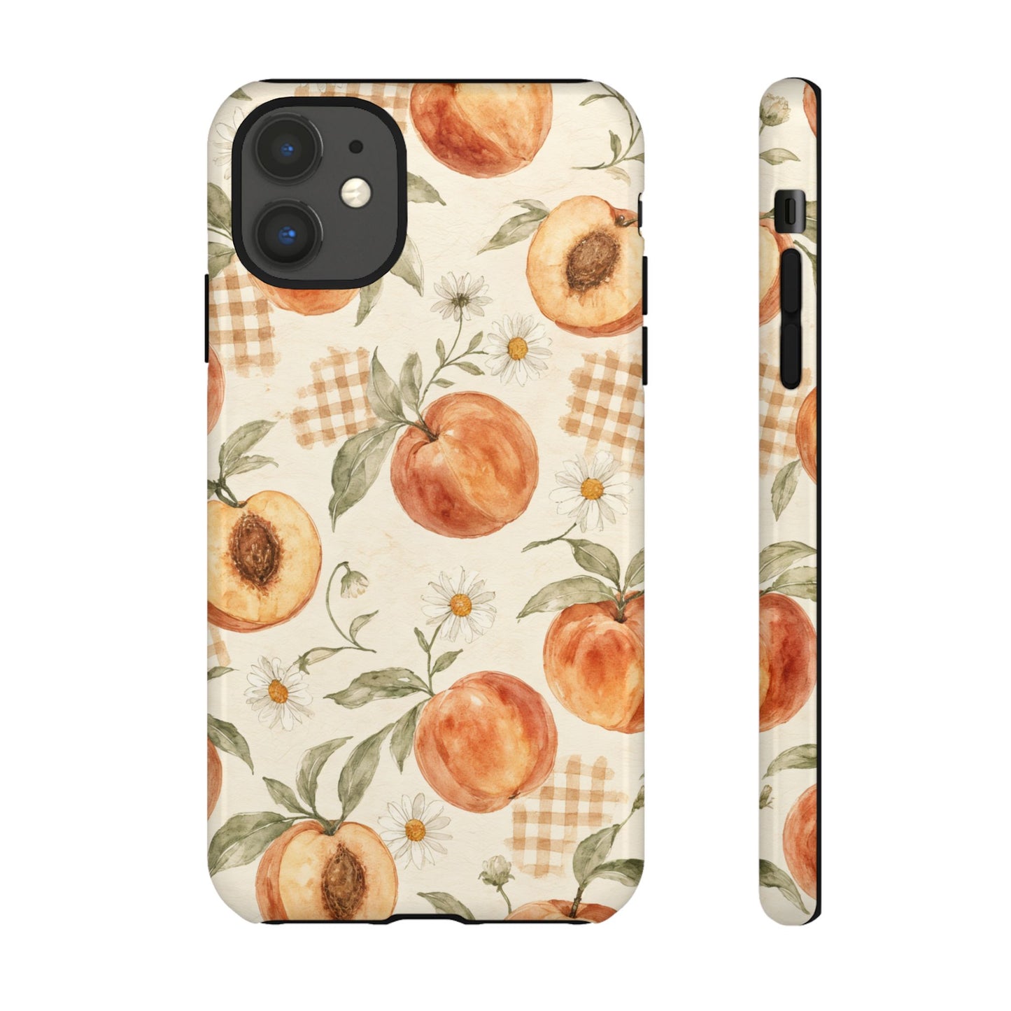 Peachy Gingham Tough Case