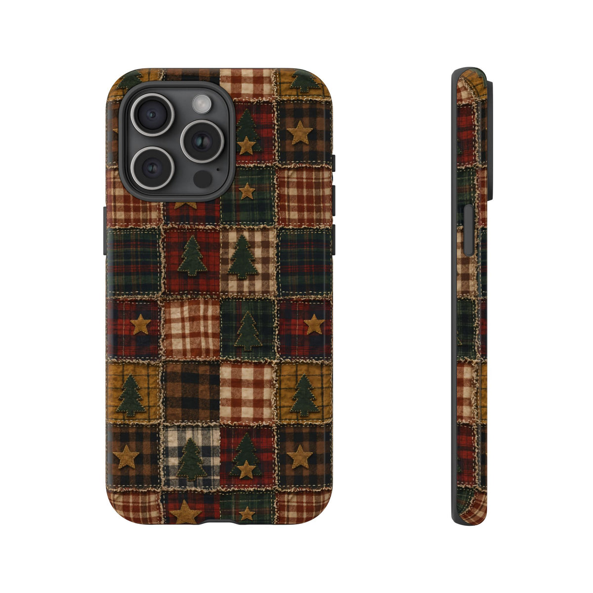 Christmas Rag Quilt Tough Case