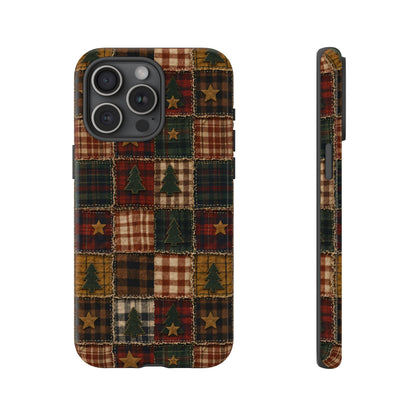 Christmas Rag Quilt Tough Case