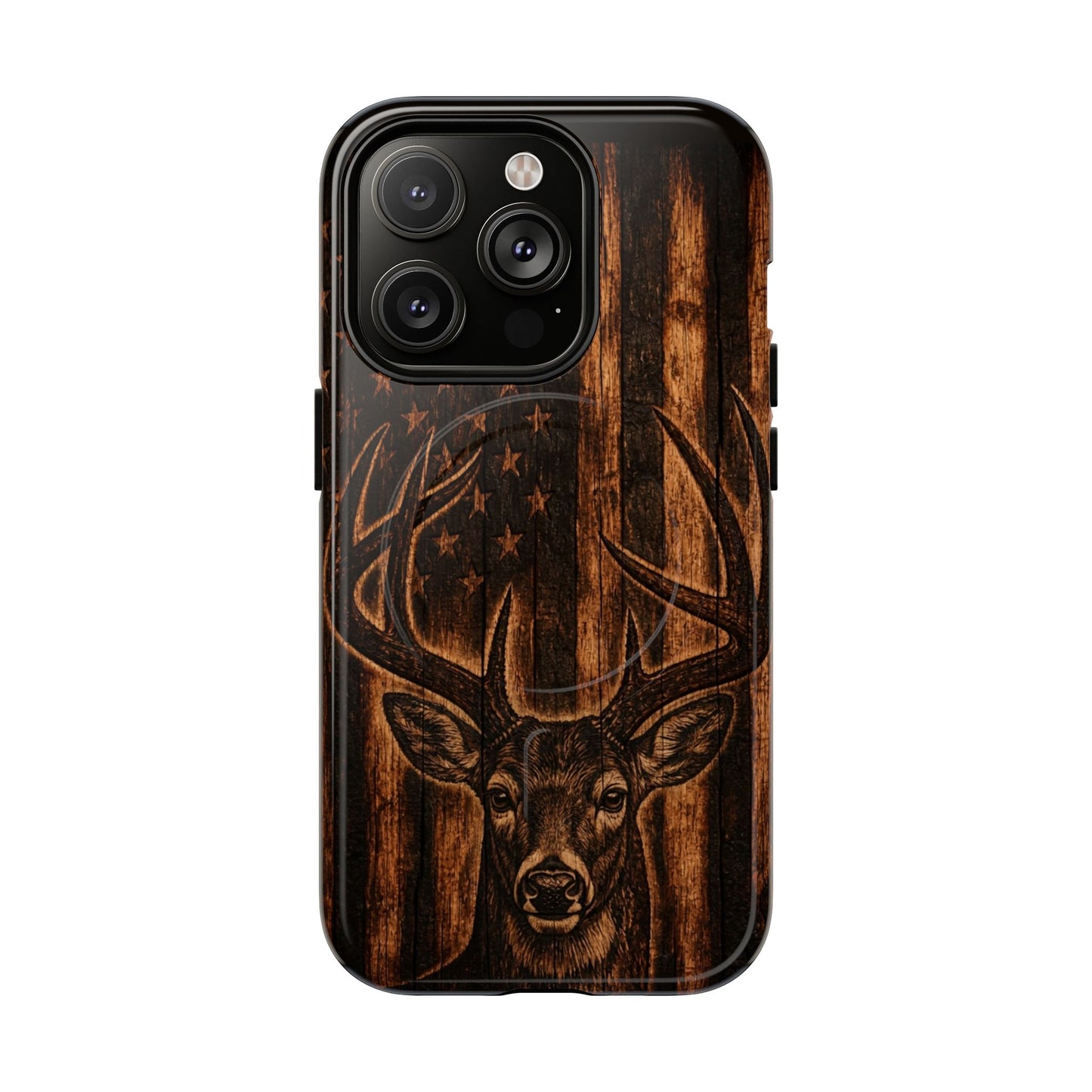 Carved Buck Magnetic Case