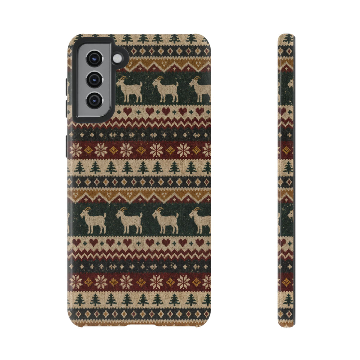 Fair Isle Goats Tough Case