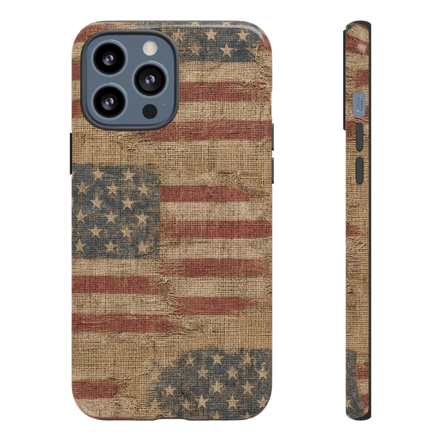 Burlap Flag Tough Case