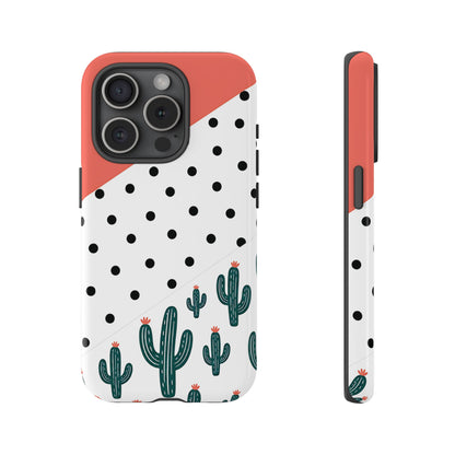 Polka Dot Cactus Tough Case