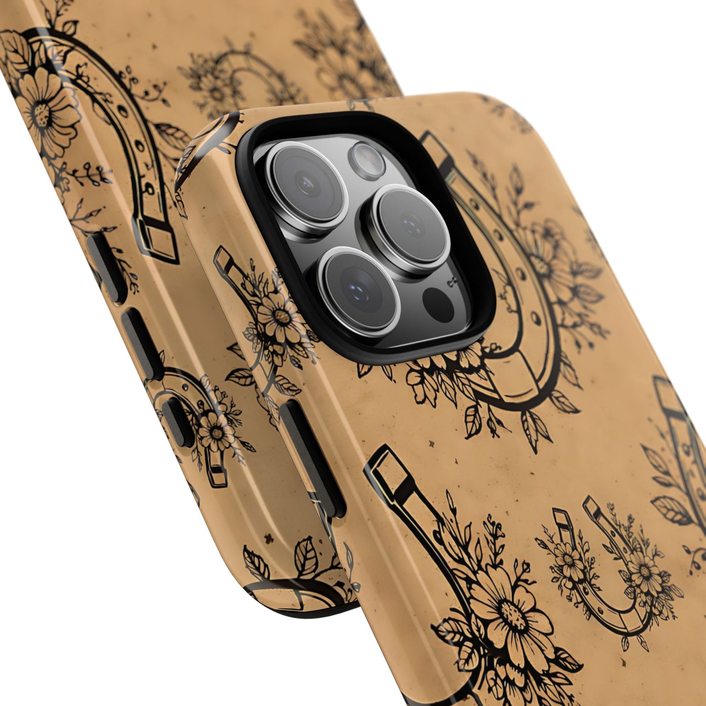 Floral Horseshoes Tough Case
