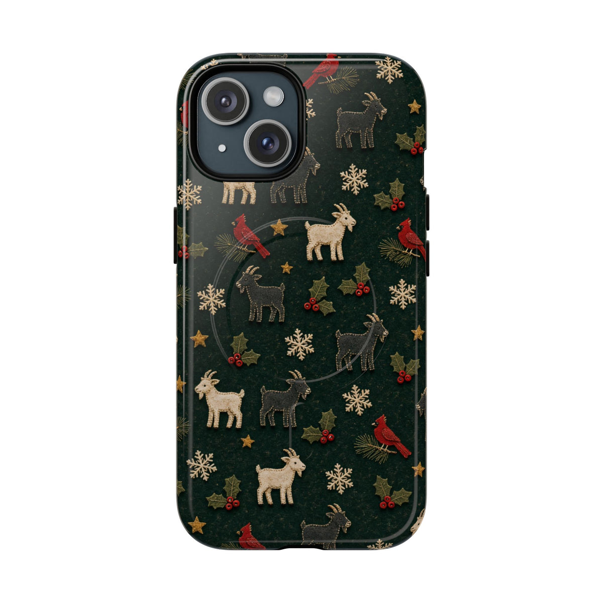 Felt Goats Cardinals Magnetic Case