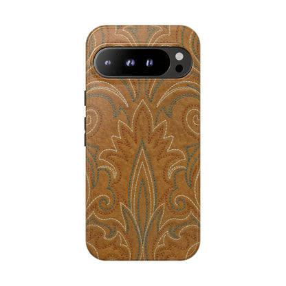 Boot Stitch Tan Tough Case