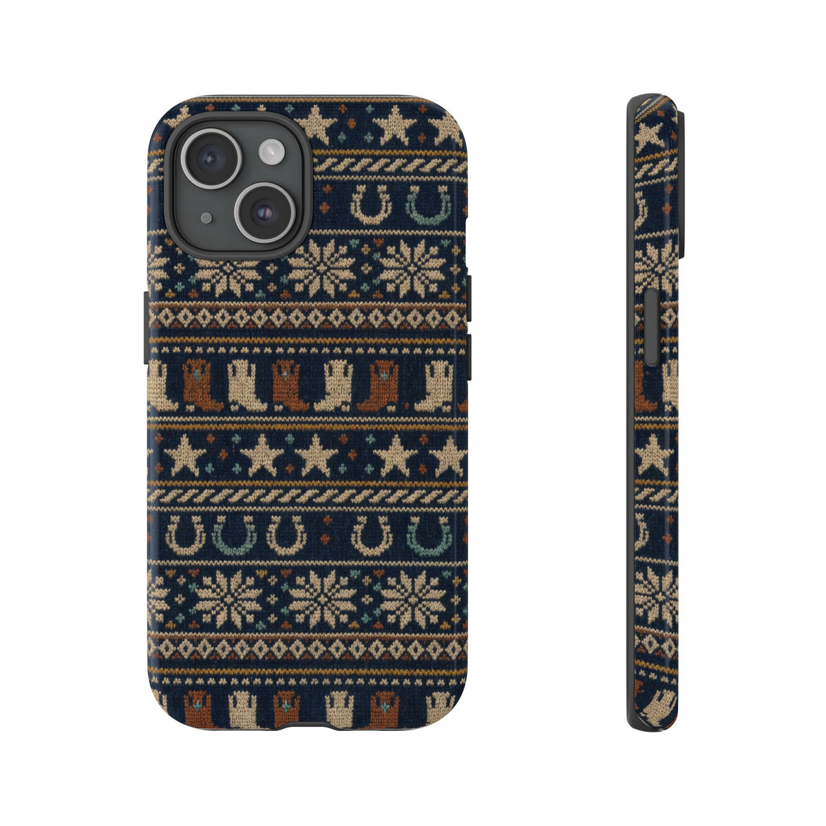 Fair Isle Boots Tough Case