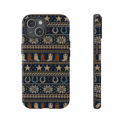 Fair Isle Boots Tough Case