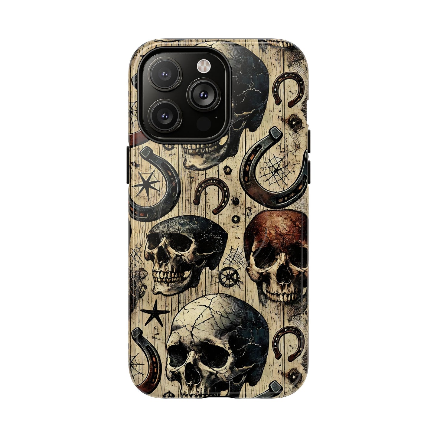 Skulls and Horseshoes Magnetic Case