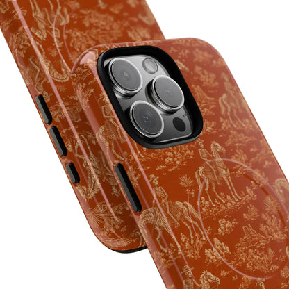 Cowboy Skeleton Toile Magnetic Case