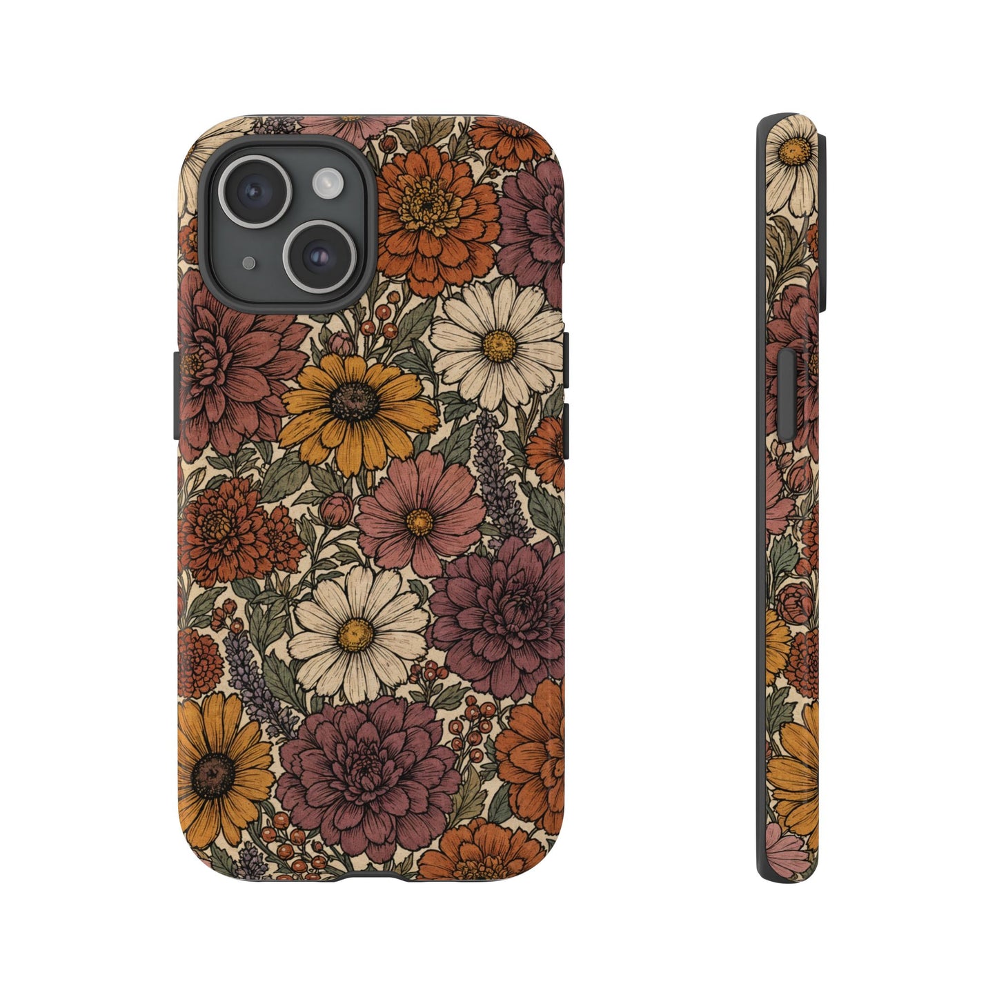 Inked Bouquet Tough Case