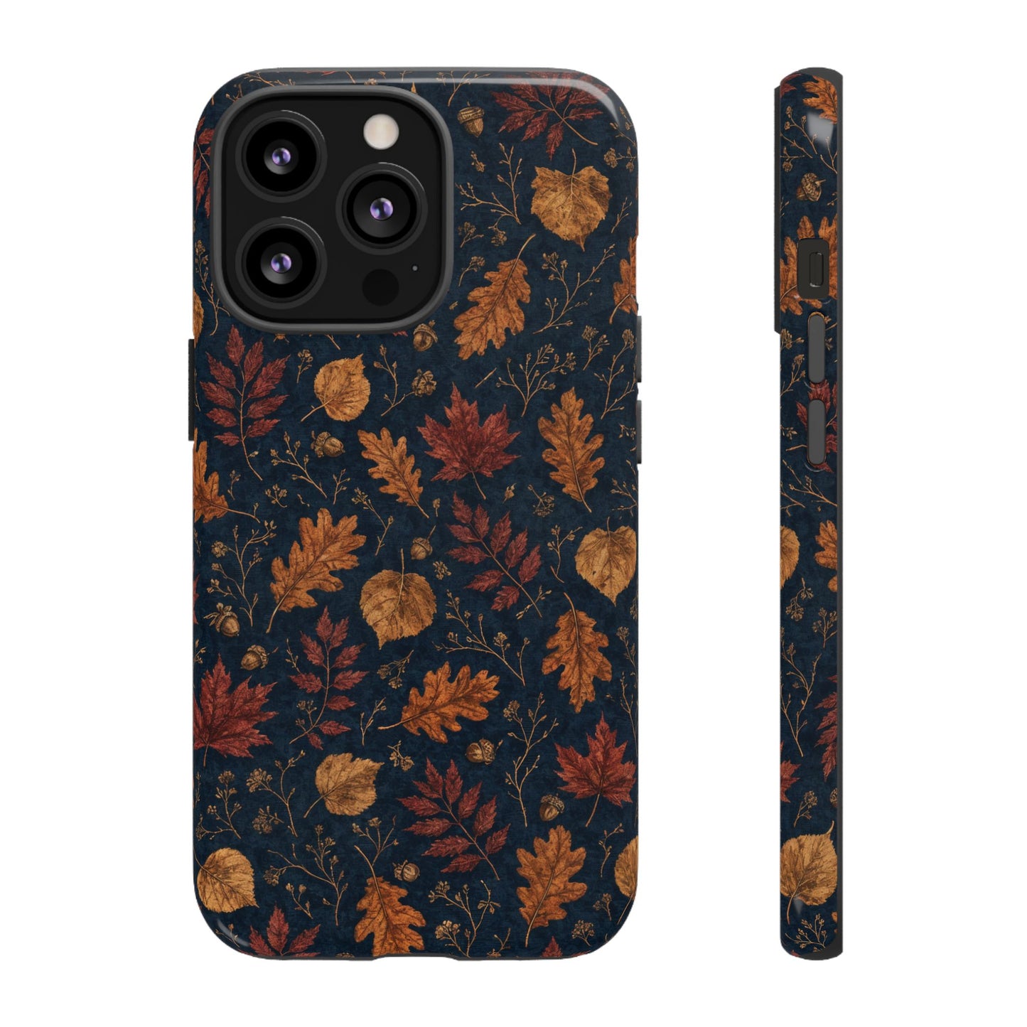 Navy Oak Leaf Tough Case