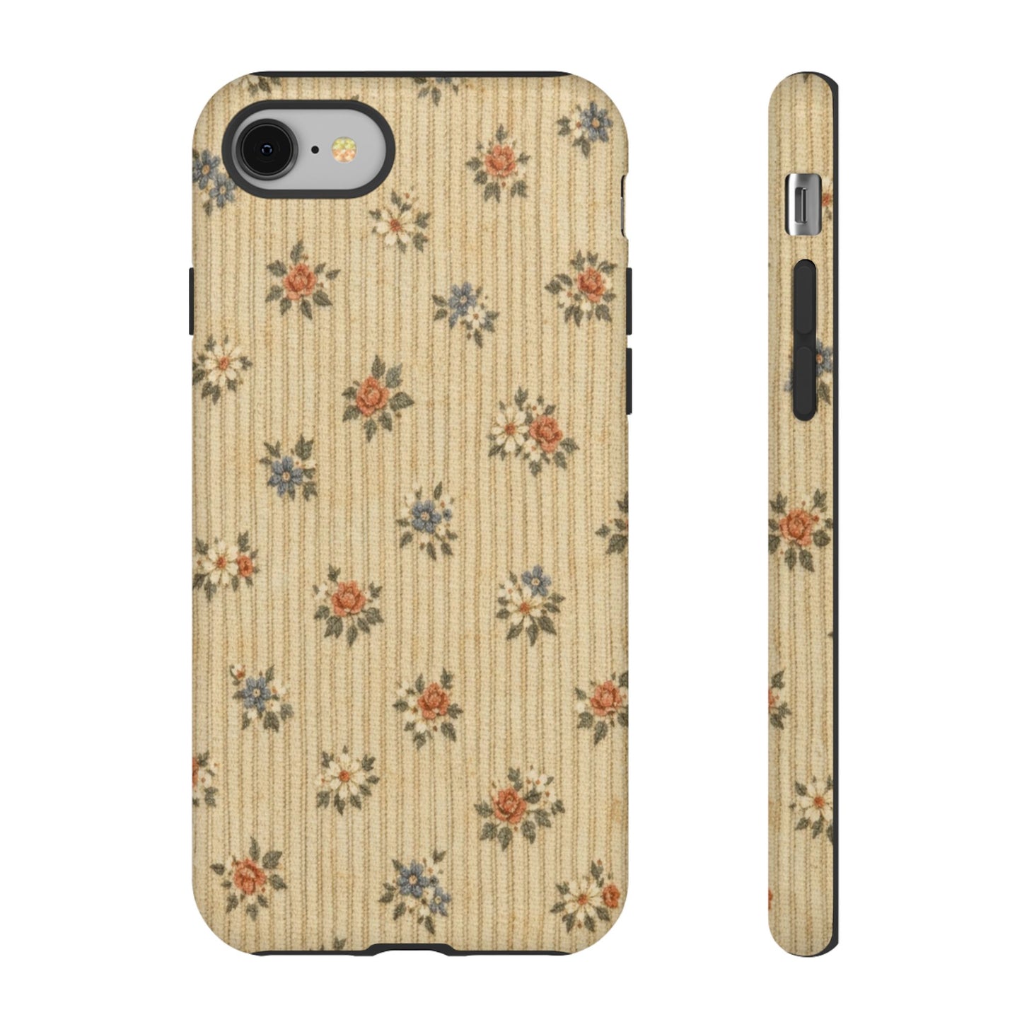 Striped Floral Tough Case